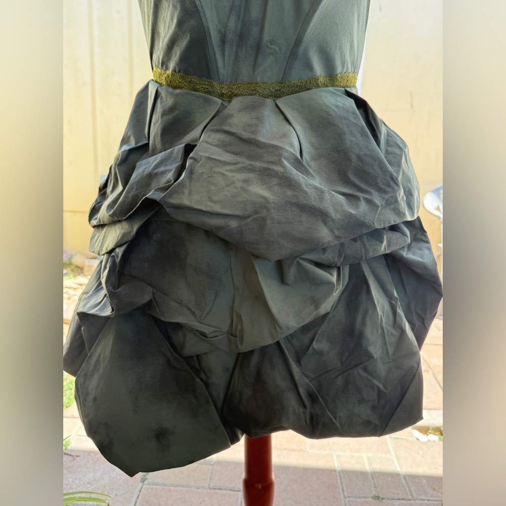 Current Mood Dolls Kill Along the Way Mini Bubble Pouf Dress Corset Buckle - Picture 3 of 6